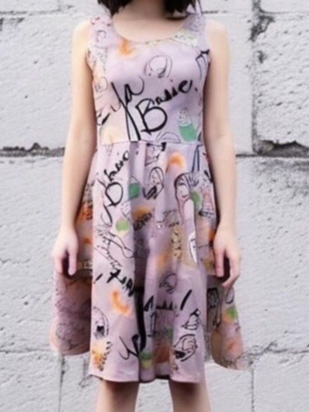 ARTSCOW The Good Place Perfectly Pocketed Skater Dress Size Medium NWT